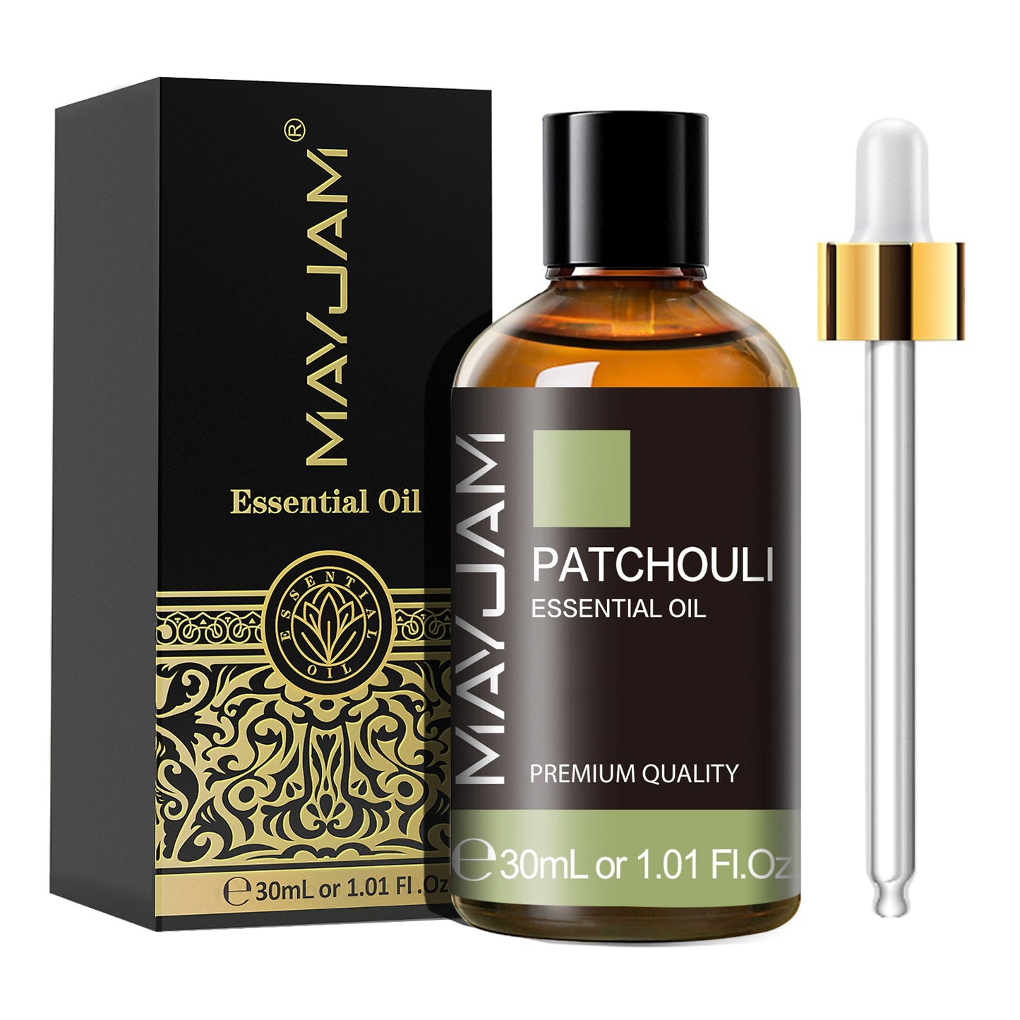Patchouli Essential Oil 30ml | Natural Aromatherapy Scent | Mayjam Patchouli - 30ml
