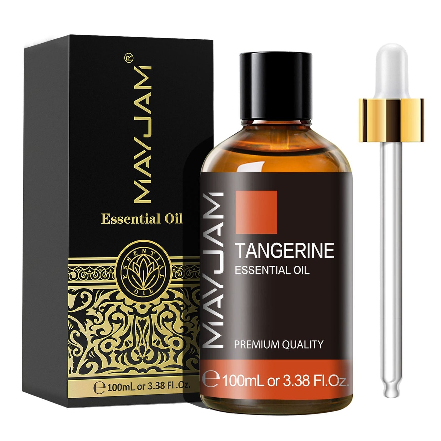 Tangerine Essential Oil 100ml | Natural Aromatherapy | Mayjam