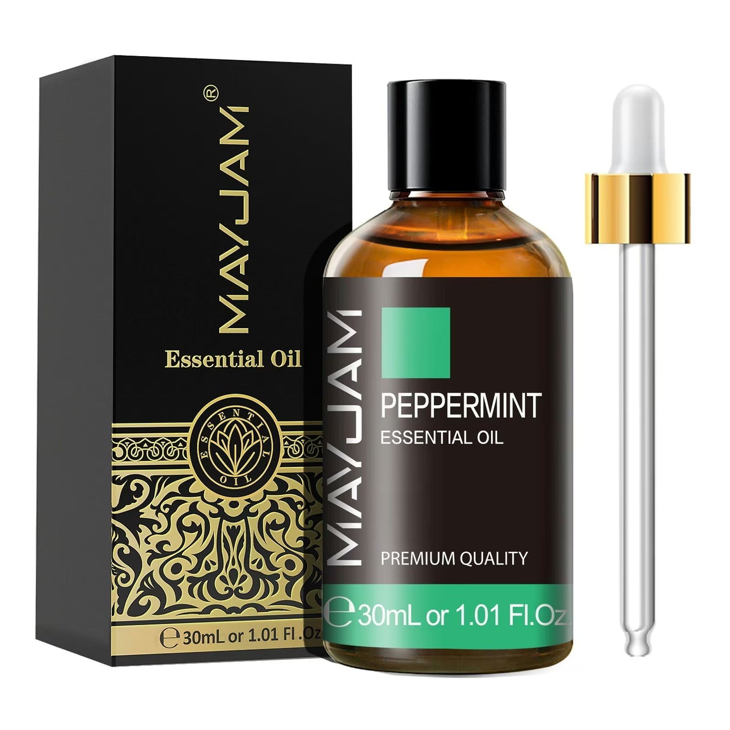 Peppermint Essential Oil | Natural Aromatherapy | Mayjam - 30ml - Image 2