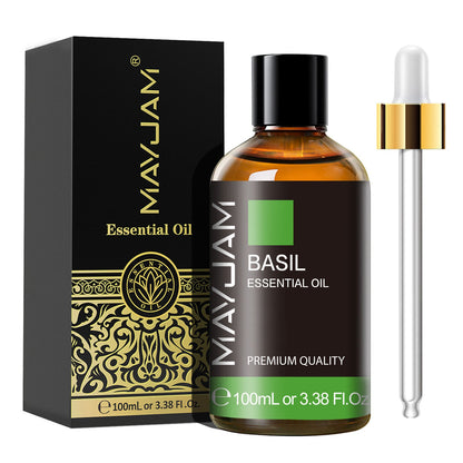 100ml Essential Oil | Natural Aromatherapy Scent | Mayjam Basil