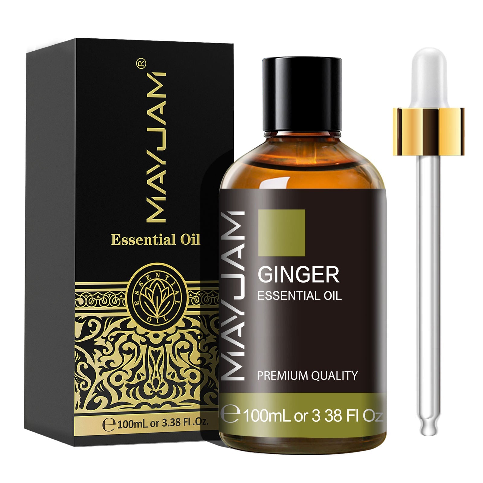 100ml Essential Oil | Natural Aromatherapy Scent | Mayjam Ginger