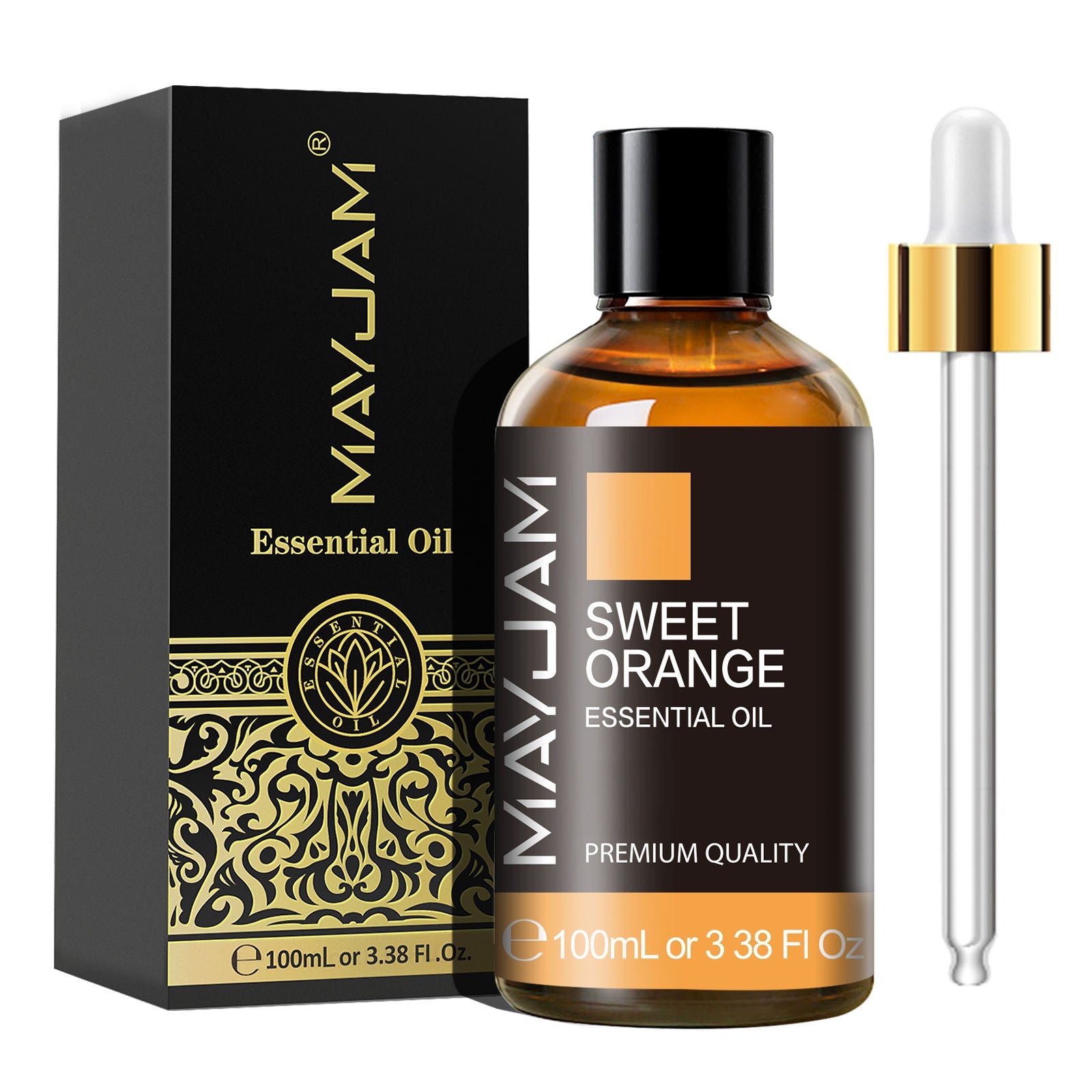 100ml Essential Oil | Natural Aromatherapy Scent | Mayjam Sweet Orange
