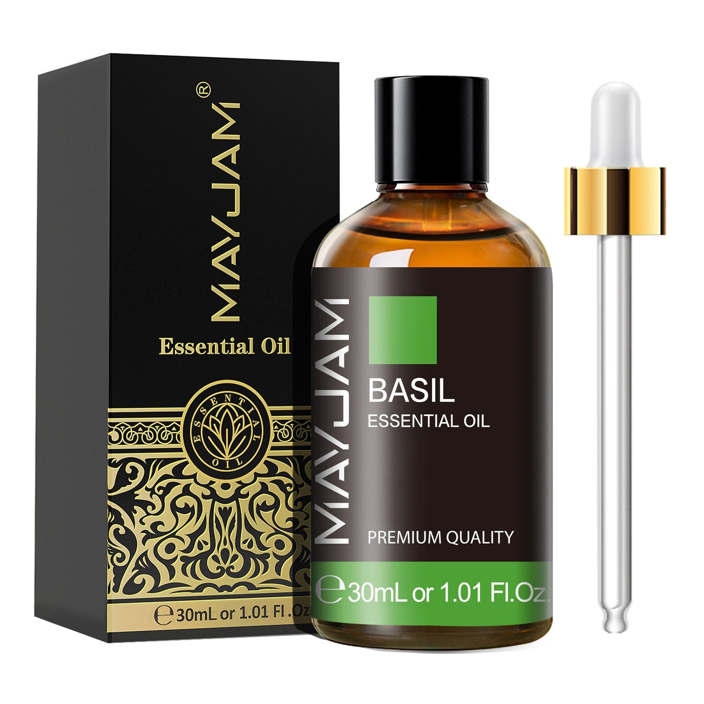 30ml Essential Oil | Natural Aromatherapy Scent | Mayjam Basil