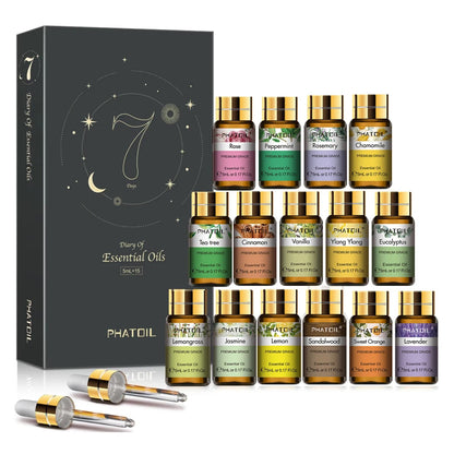 Aromatherapy Essential Oil Gift Box 15 Bottles | Phatoil