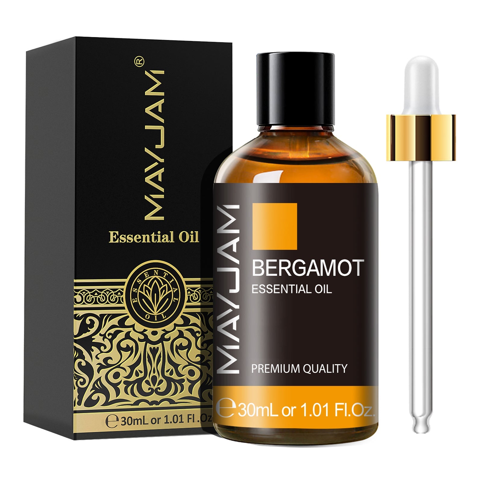 Bergamot Essential Oil 30ml | Natural Aromatherapy Scent | Mayjam Bergamot - 30ml