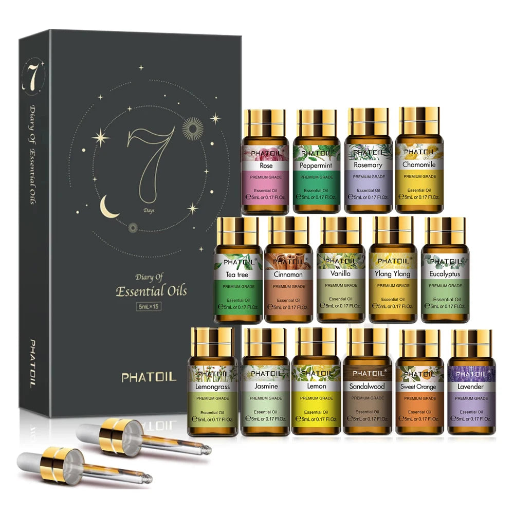 Essential Oil Fragrance Gift Box 15 Bottles | Phatoil