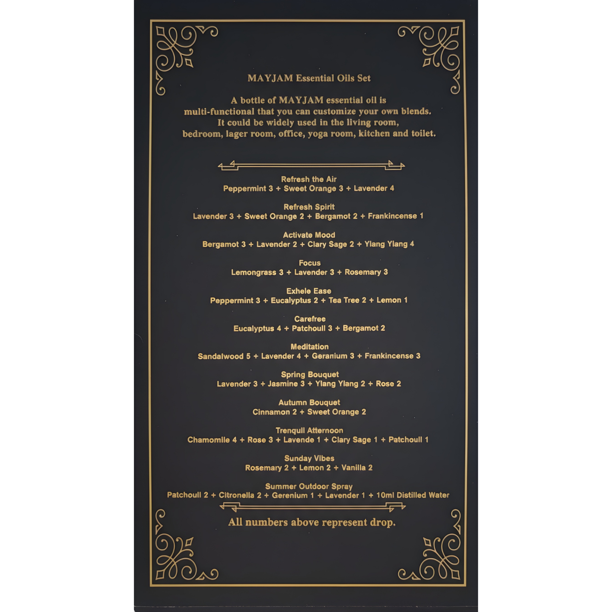 Essential Oils Gift Box 20 Bottles | Aromatherapy Collection | Mayjam