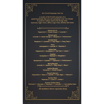 Essential Oils Gift Box 20 Bottles | Aromatherapy Collection | Mayjam