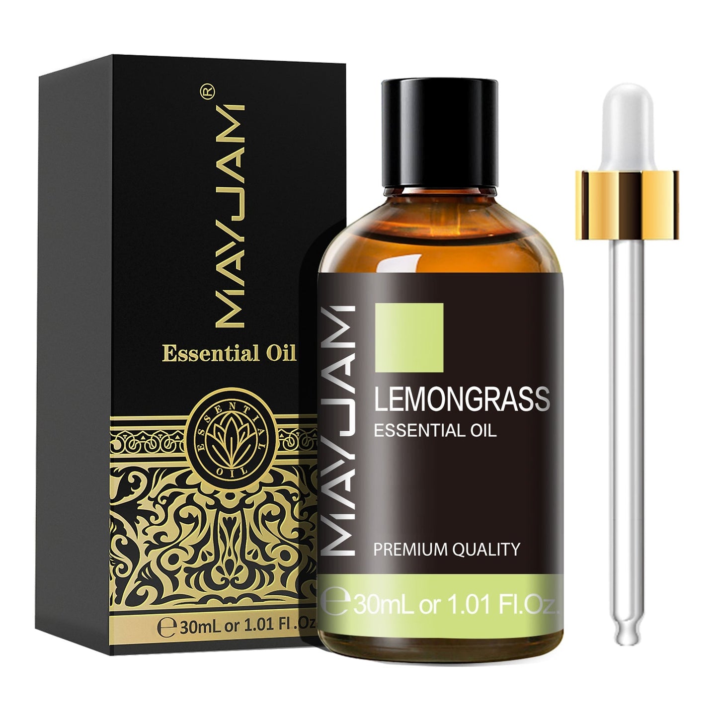 Lemongrasss Essential Oil 30ml | Natural Aromatherapy Scent | Mayjam Lemongrasss - 30ml